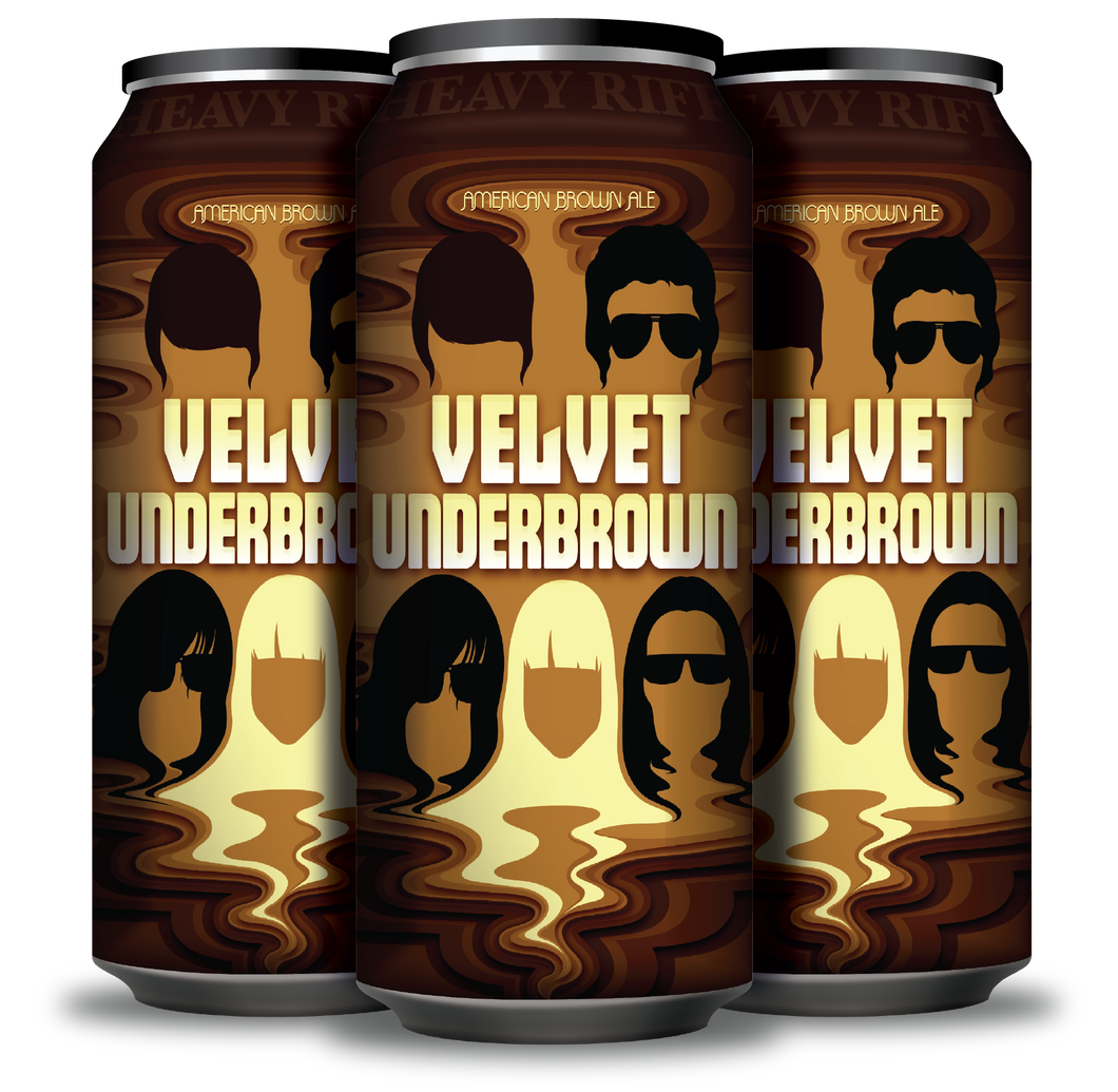 Velvet Underbrown  -  4 pack of 16oz cans